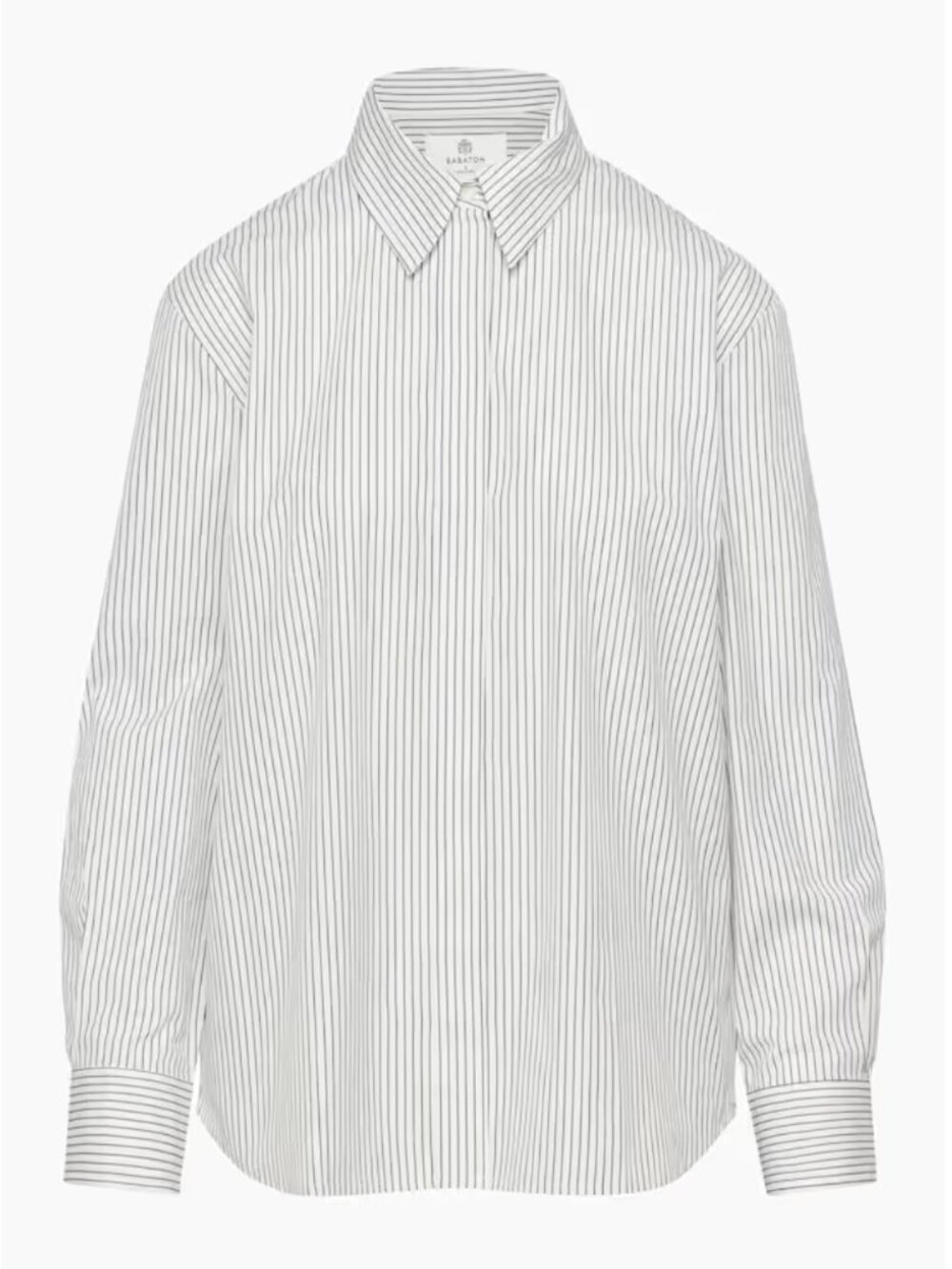 Aritzia Babaton New Essential Relaxed Poplin Shirt 2XS